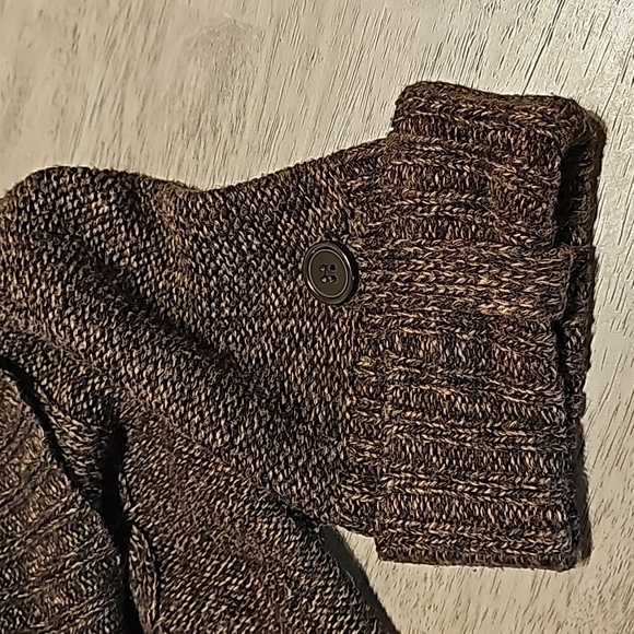 89th and Madison Short Sleeve Scoop Neck Sweater Brown Size Large - Picture 3 of 9